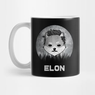 Vintage Dogelon Mars ELON Coin To The Moon Crypto Token Cryptocurrency Blockchain Wallet Birthday Gift For Men Women Kids Mug